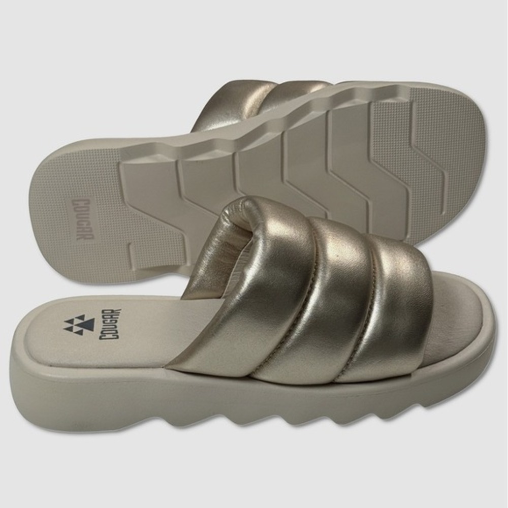 Womens Cougar Julep Sandals - NWT Size 7.5 Platino / Beige - #48122-ZZ4